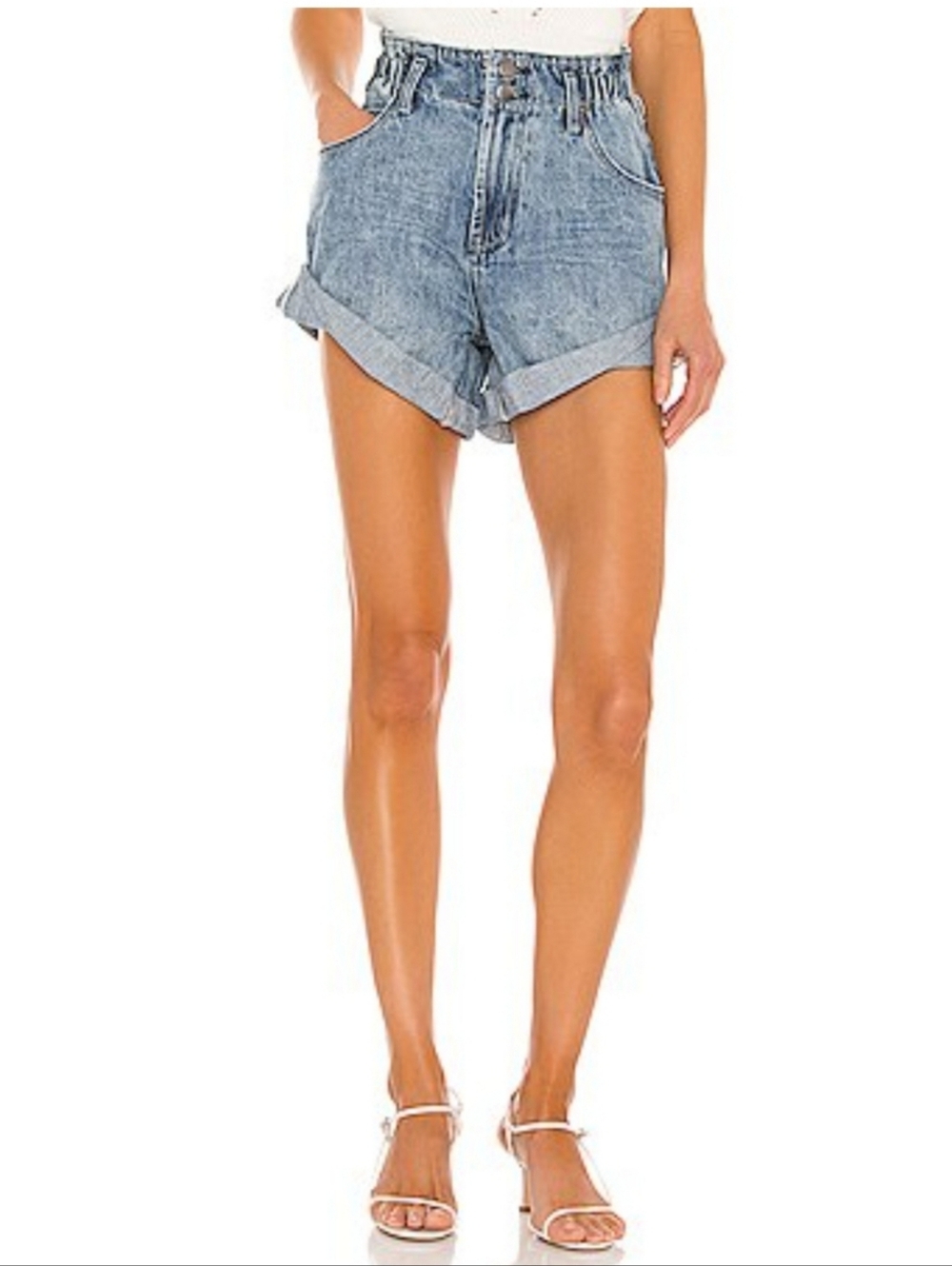 One Teaspoon Pioneer Vintage Paperbag Short Grunge Boho Festival Baggy Size 26 - Picture 8 of 10